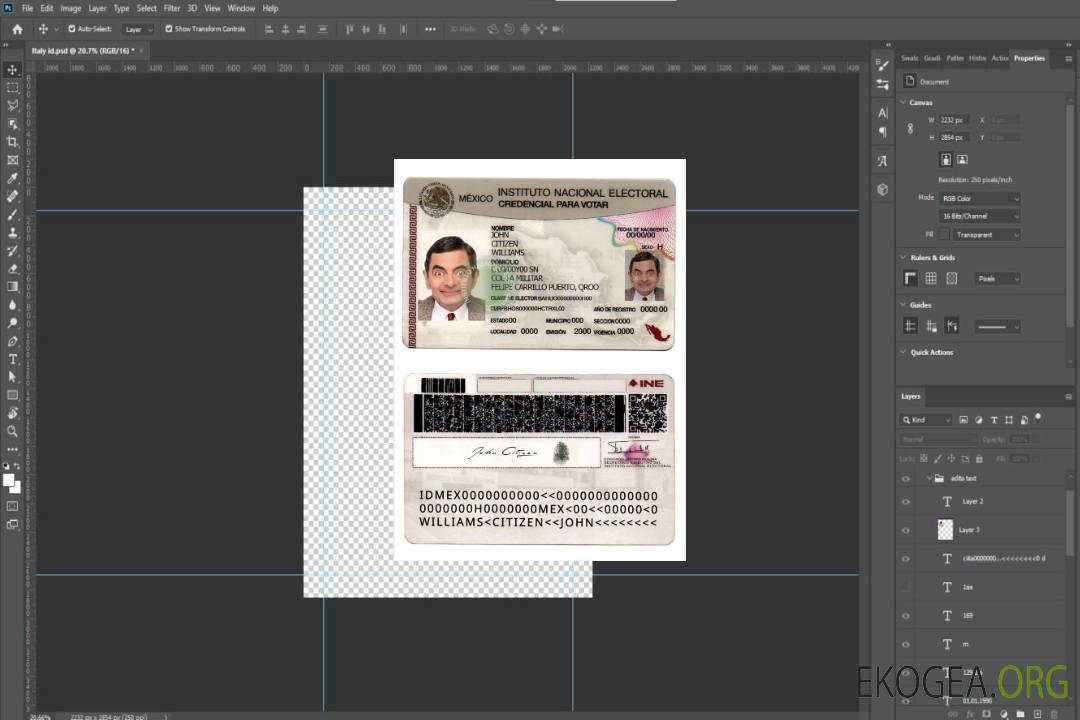 Institut national du Mexique (version 2) template